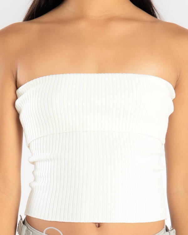 Ava And Ever Girls' Basic Knit Tube Top for Womens