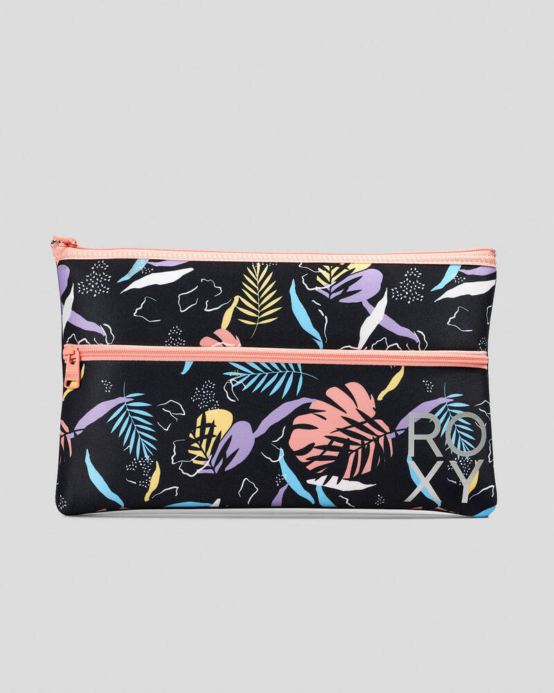 Roxy White Shoulder XL Pencil Case for Womens