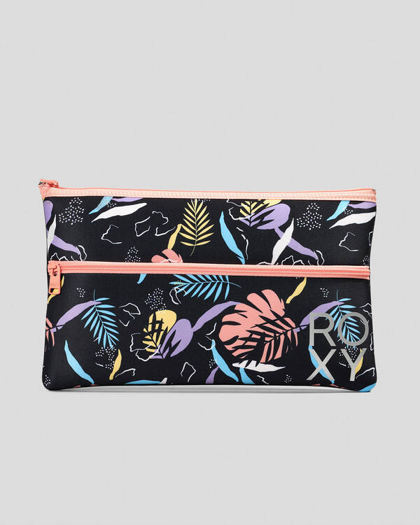 Roxy White Shoulder XL Pencil Case for Womens