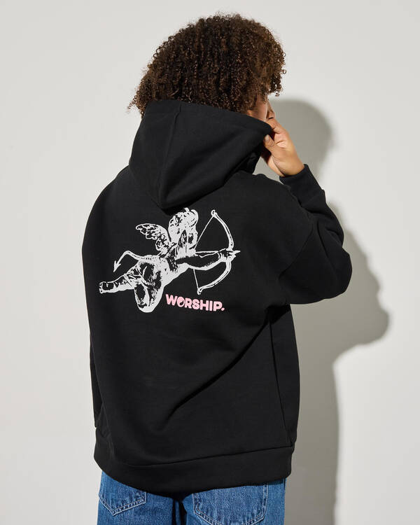 Worship Supplies Cherub Box Fit Hoodie for Womens