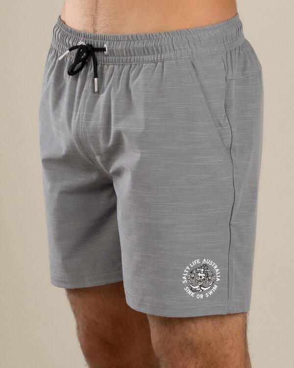 Salty Life Sail Elastic Waist Shorts for Mens