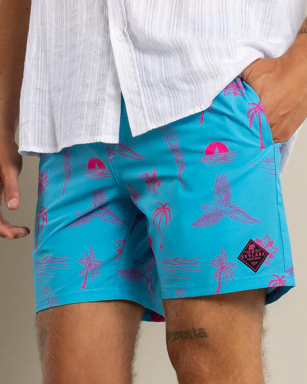 Skylark Recline Elastic Waist Shorts for Mens