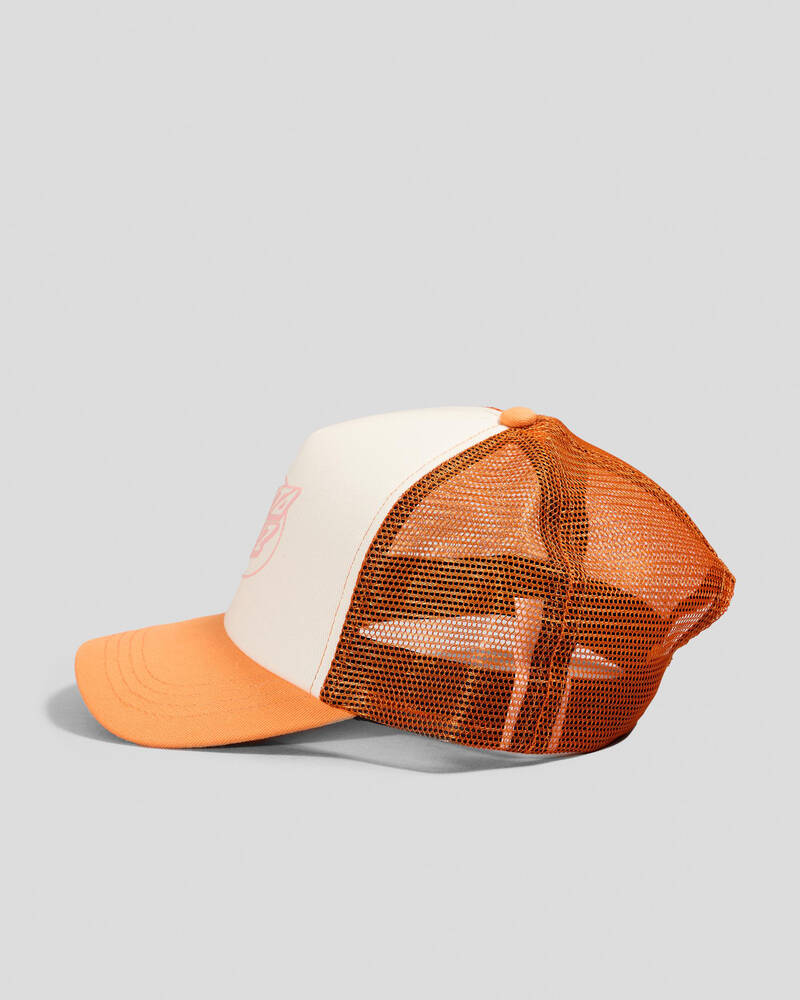 Santa Cruz Girls' Oval Dot Mono Trucker Cap for Womens