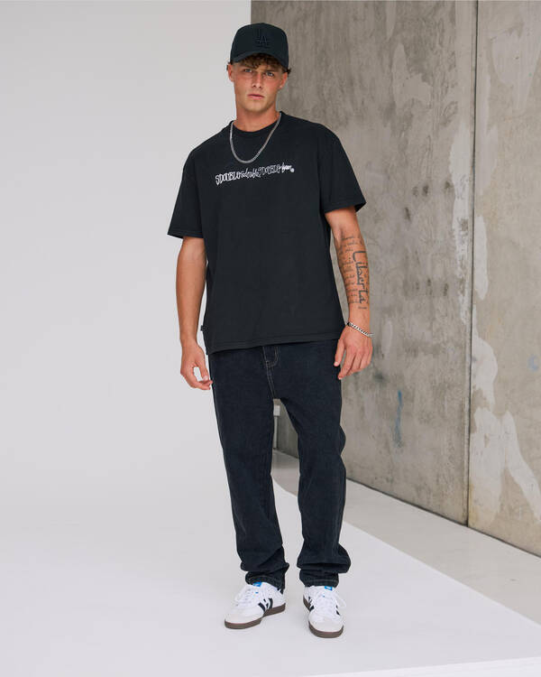 S-Double Script Stacked T-Shirt for Mens