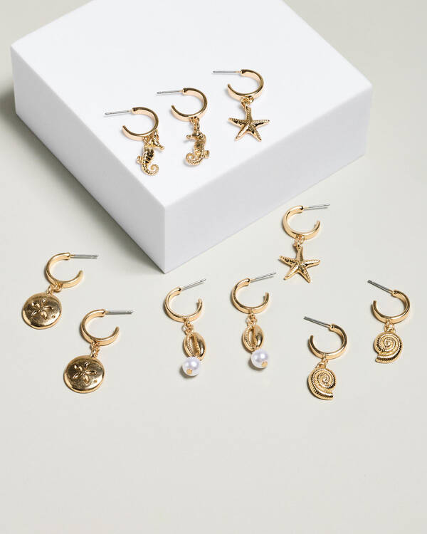 Karyn In LA Pollyanna Hoop Earring Pack for Womens