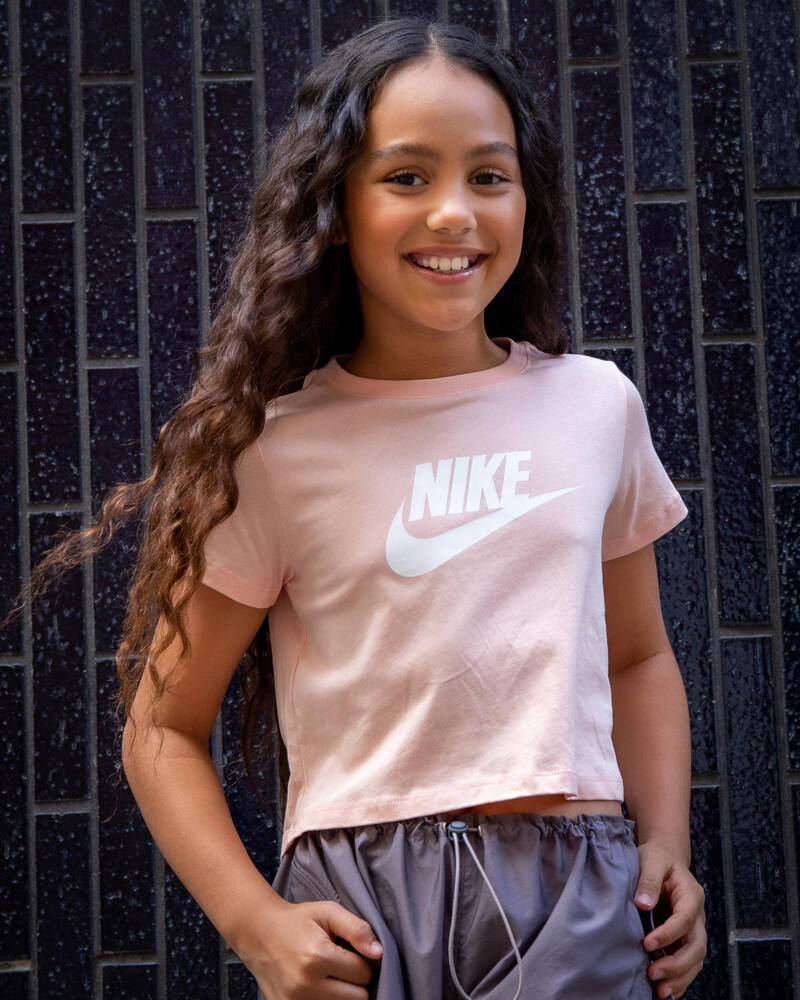 Nike Girls' Futura Cropped T-Shirt for Womens