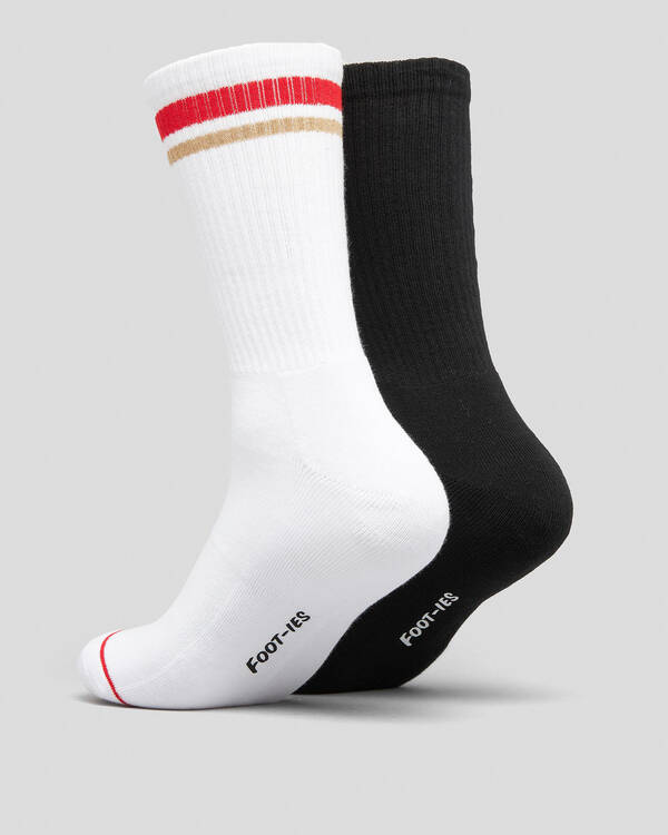 FOOT-IES Coke Can Sneaker Socks 2 Pack for Mens