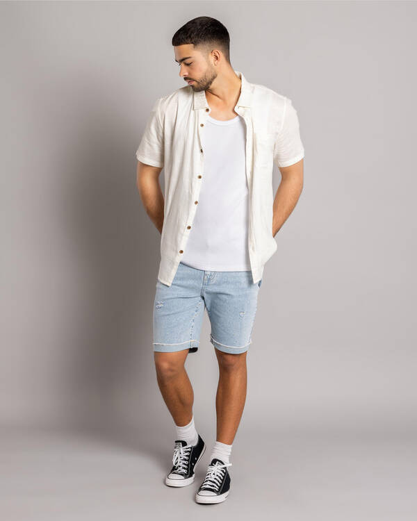 Skylark Tension Short Sleeve Shirt for Mens