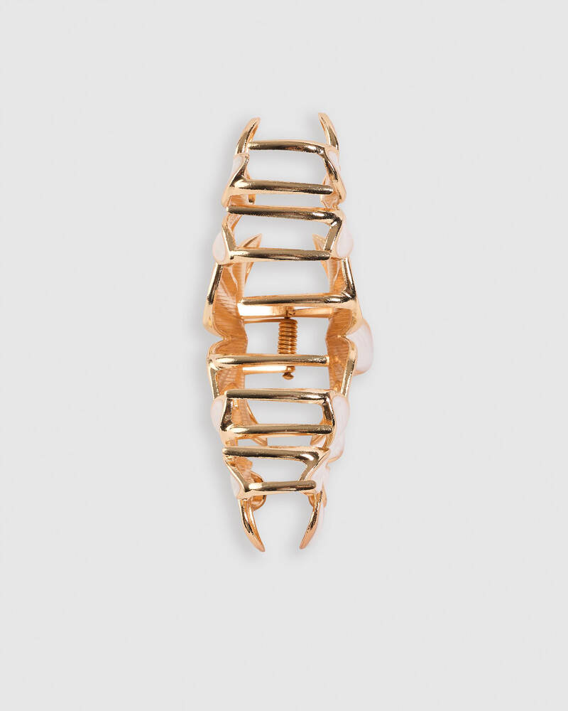 Karyn In LA Summer Day Pearl Hair Claw Clip for Womens