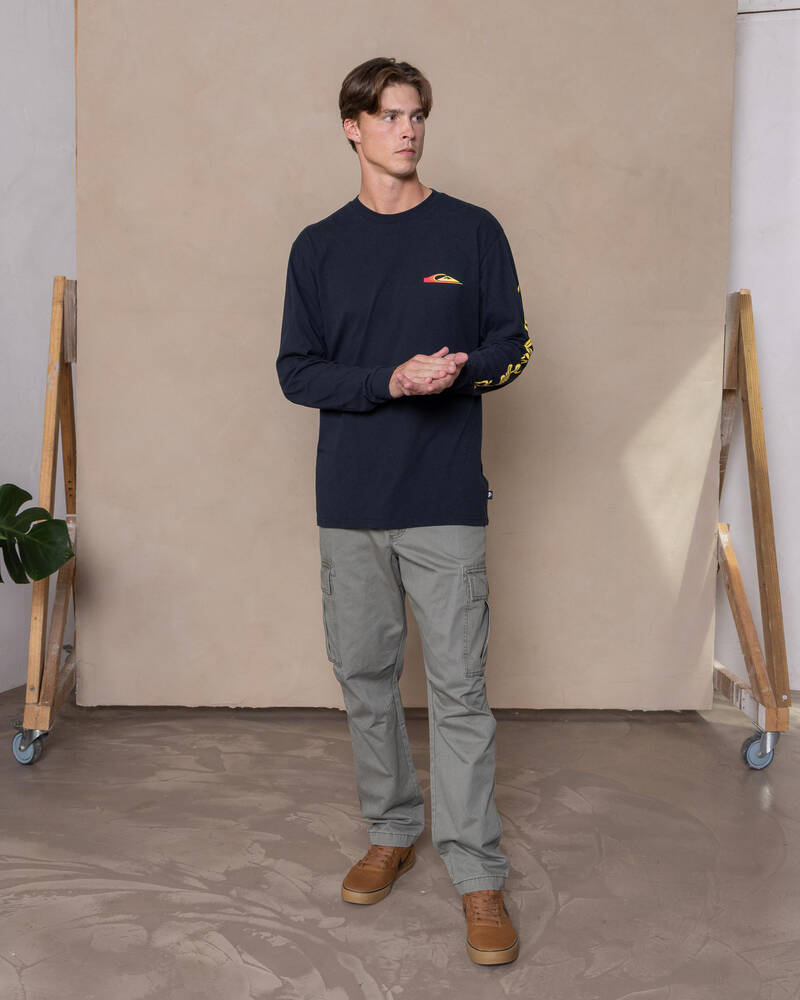 Quiksilver Warp Drive Long Sleeve T-Shirt for Mens