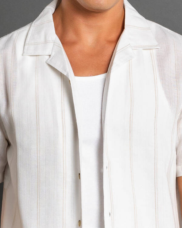 Lucid Adrift Short Sleeve Shirt for Mens