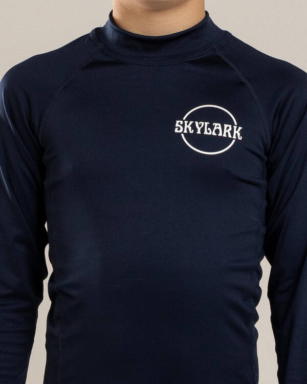 Skylark Boys' Immerse Long Sleeve Rash Vest for Mens