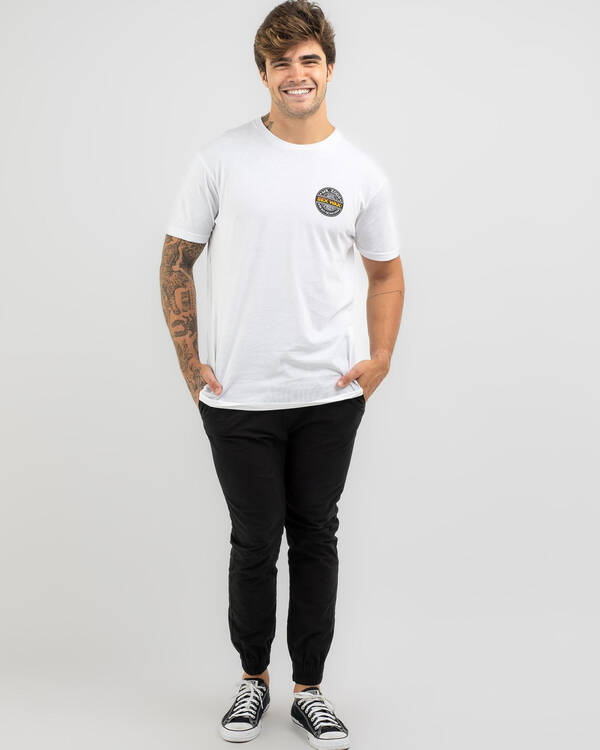 Sex Wax Word Fade Orange T-Shirt for Mens