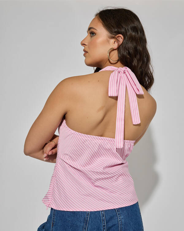Pink Diamond Nadia Halter Top for Womens