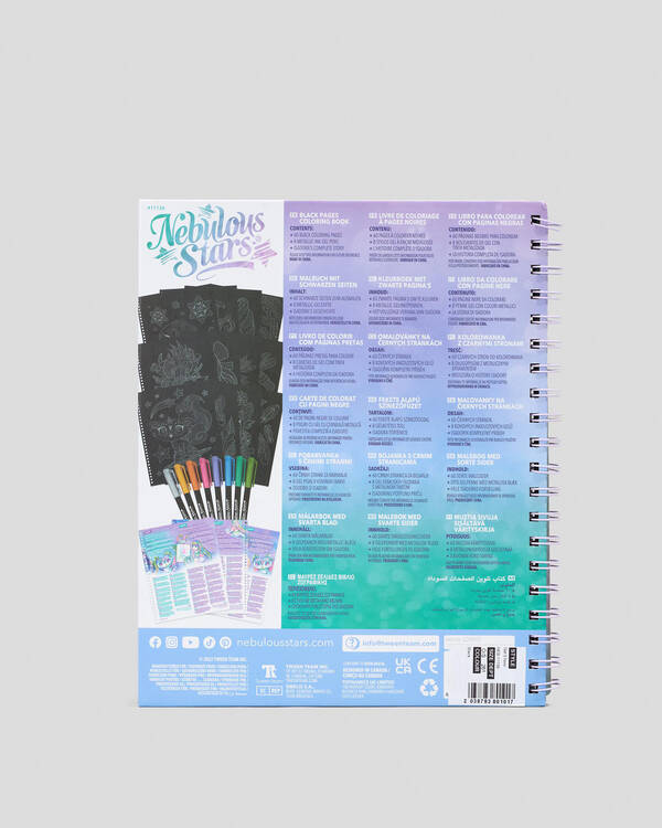 Get It Now Black Page Colouring Book with Metallic Pens for Womens