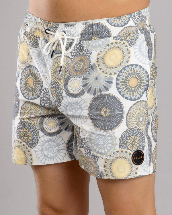 Skylark Radial Elastic Waist Shorts for Mens