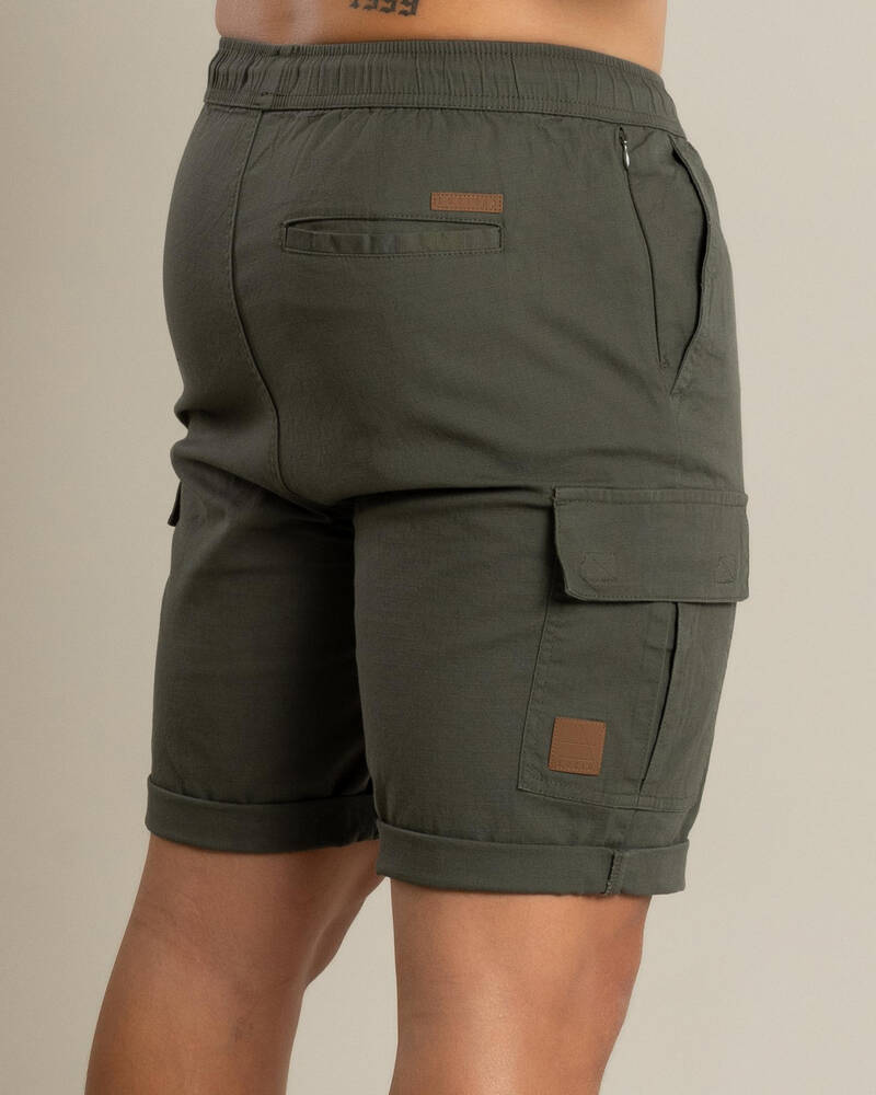 Lucid Shroud Elastic Waist Shorts for Mens