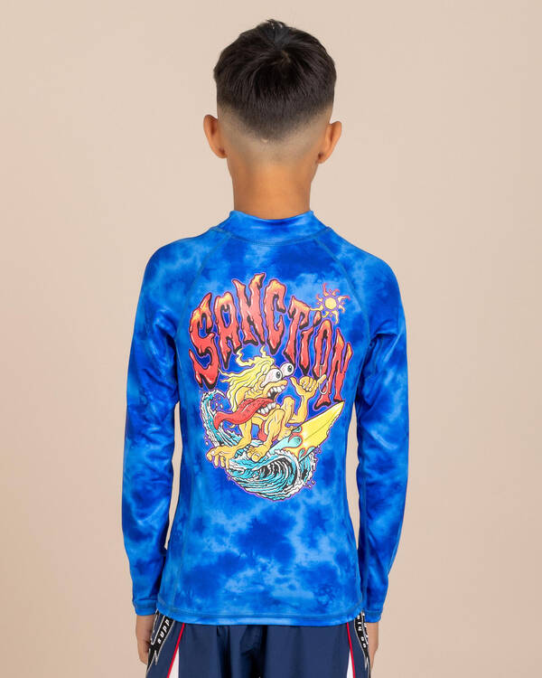 Sanction Boys' Scrap Long Sleeve Rash Vest for Mens