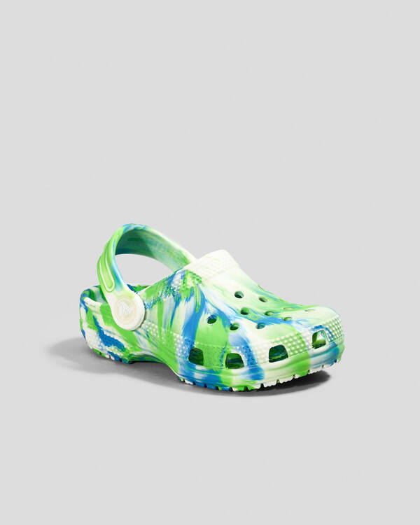 Crocs Toddlers' Classic Marble Clogs for Unisex