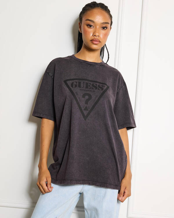 GUESS Vintage Triangle T-Shirt for Womens