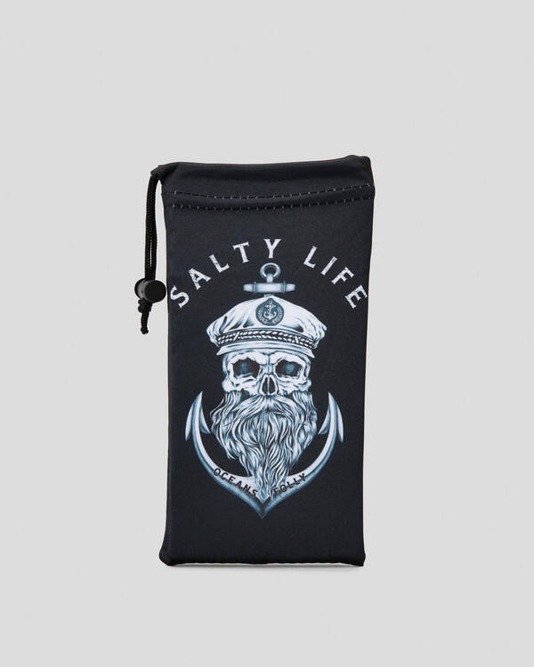 Salty Life Anchors Sunglasses Soft Case for Mens