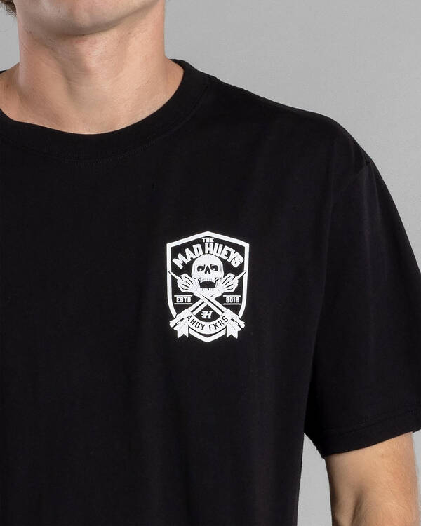 The Mad Hueys Ahoy Fkrs Shield T-Shirt for Mens