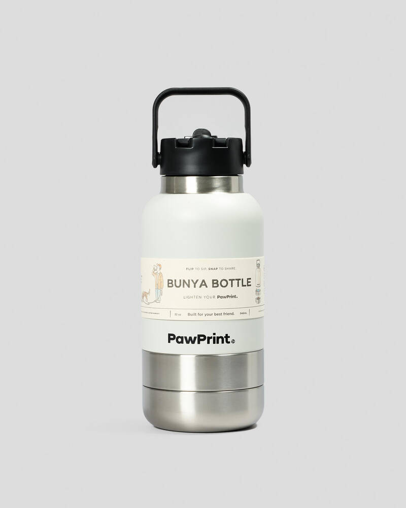 Paw Print Bunya  32Oz Drink Bottle & Pet Bowl for Unisex