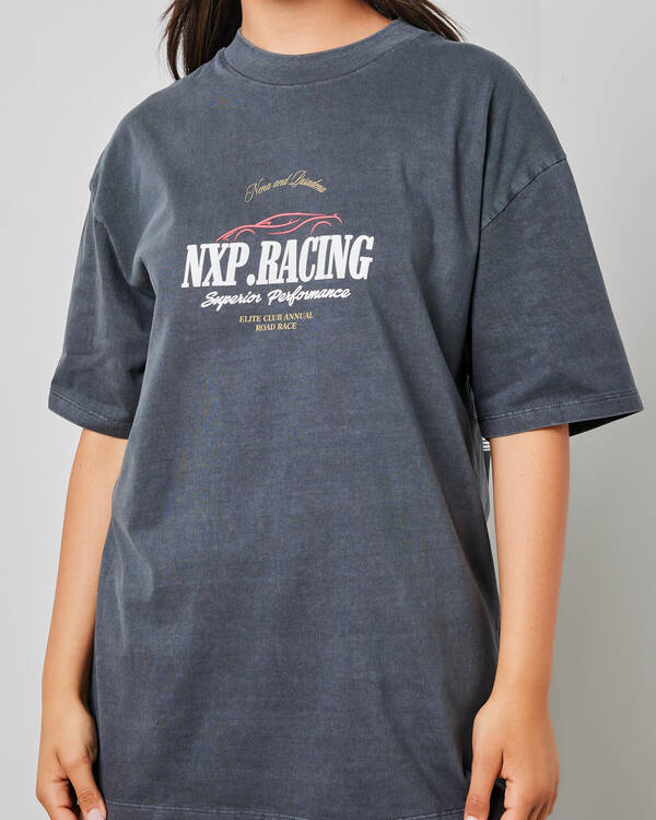 Nena & Pasadena Rein Heavy Box Fit T-Shirt for Womens