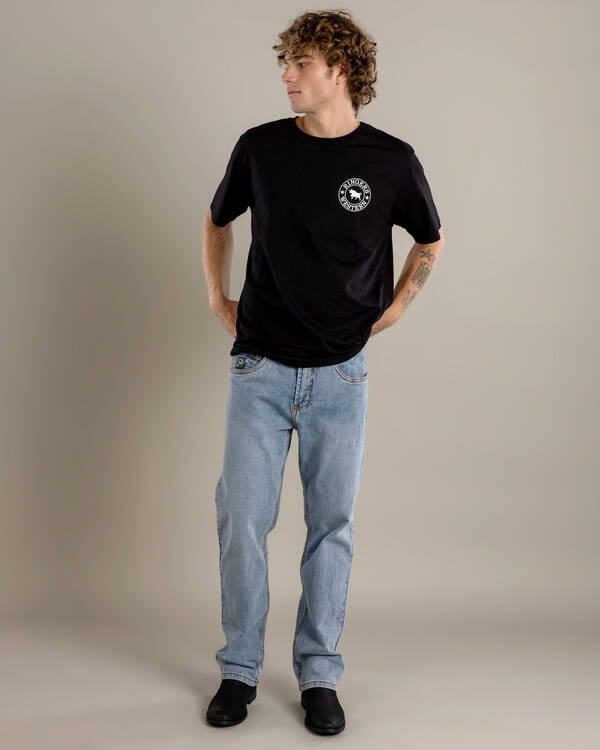 Ringers Western Muster Slim Straight Jeans for Mens