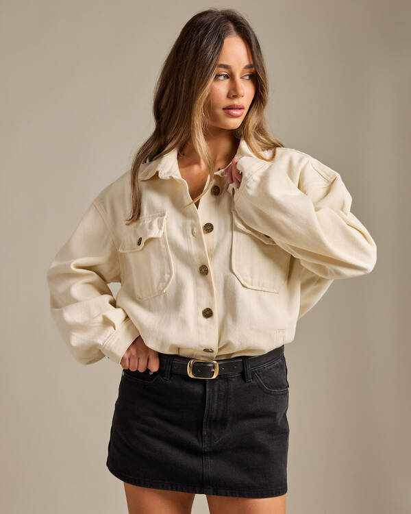 DESU Eden Denim Shacket for Womens