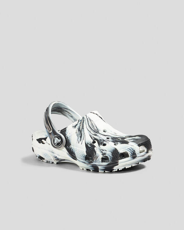 Crocs Toddlers' Classic Marble Clogs for Unisex