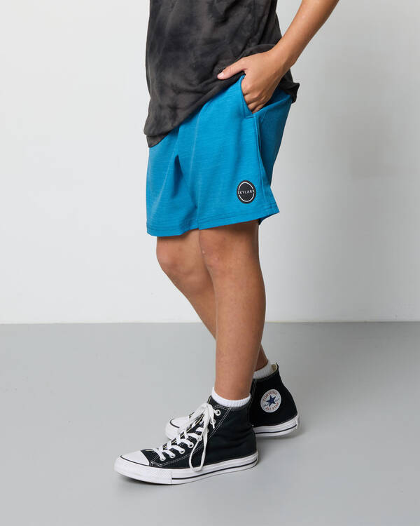 Skylark Boys' Solid Elastic Waist Shorts for Mens