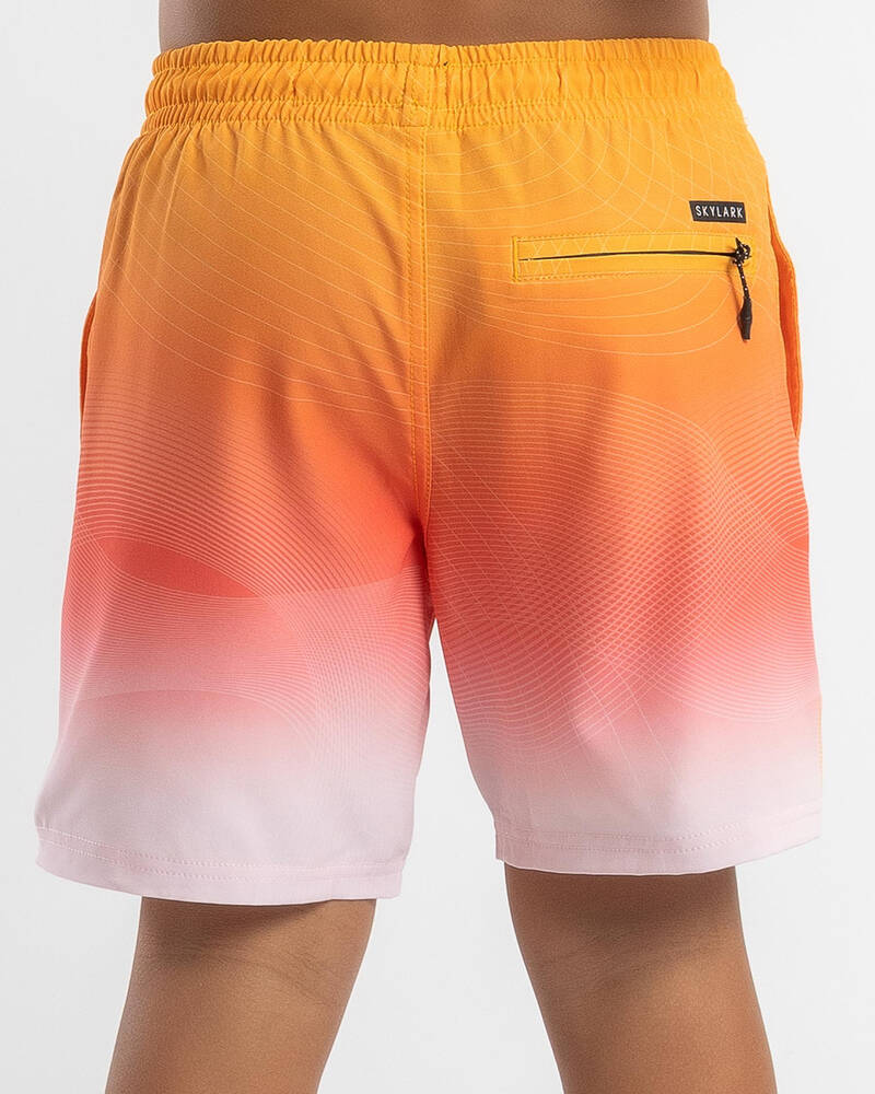 Skylark Boys' Detection Elastic Waist Shorts for Mens