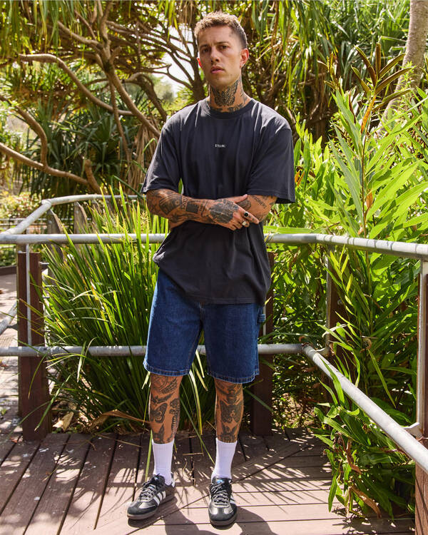 Thrills Slacker Denim Shorts for Mens