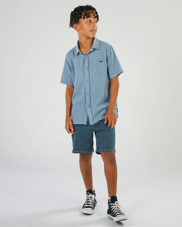 Skylark Boys' Novella Short Sleeve Shirt for Mens