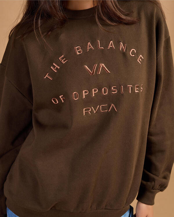 RVCA Bold Vintage Crewneck Sweatshirt for Womens