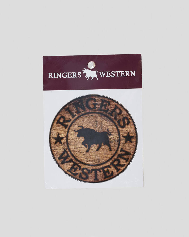Ringers Western RW Logo Sticker for Mens