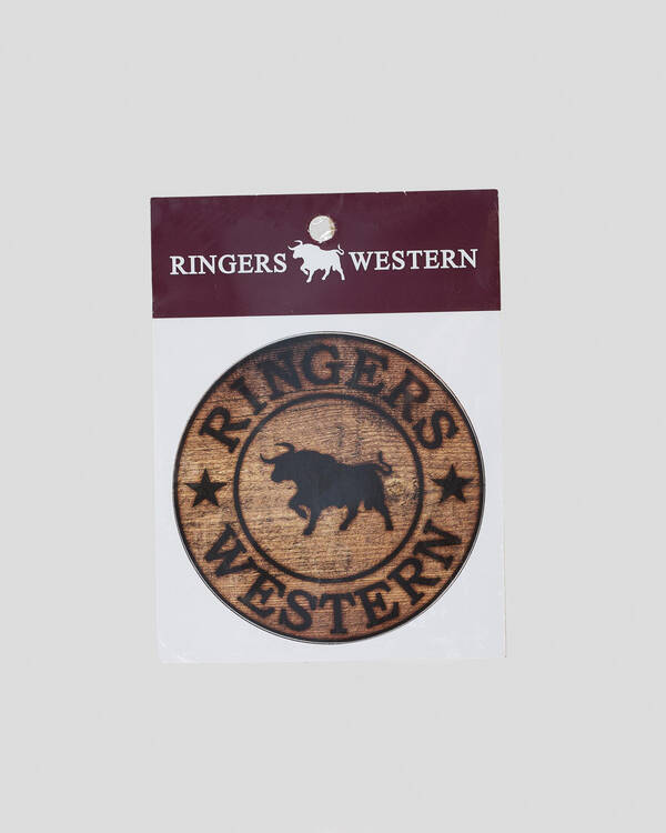 Ringers Western RW Logo Sticker for Mens