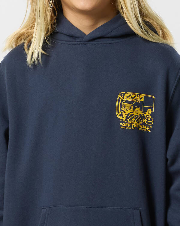 Vans Boys' Next Stop Loose Pullover Parisian Night Hoodie for Mens