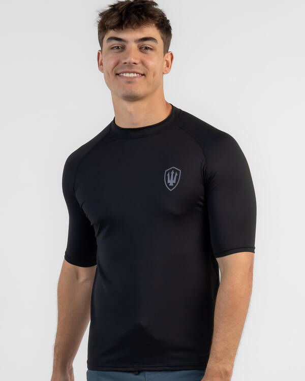 Far King Relaxed Fit Short Sleeve Rash Vest for Mens