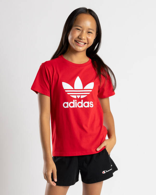 adidas Girls' Trefoil T-Shirt for Womens