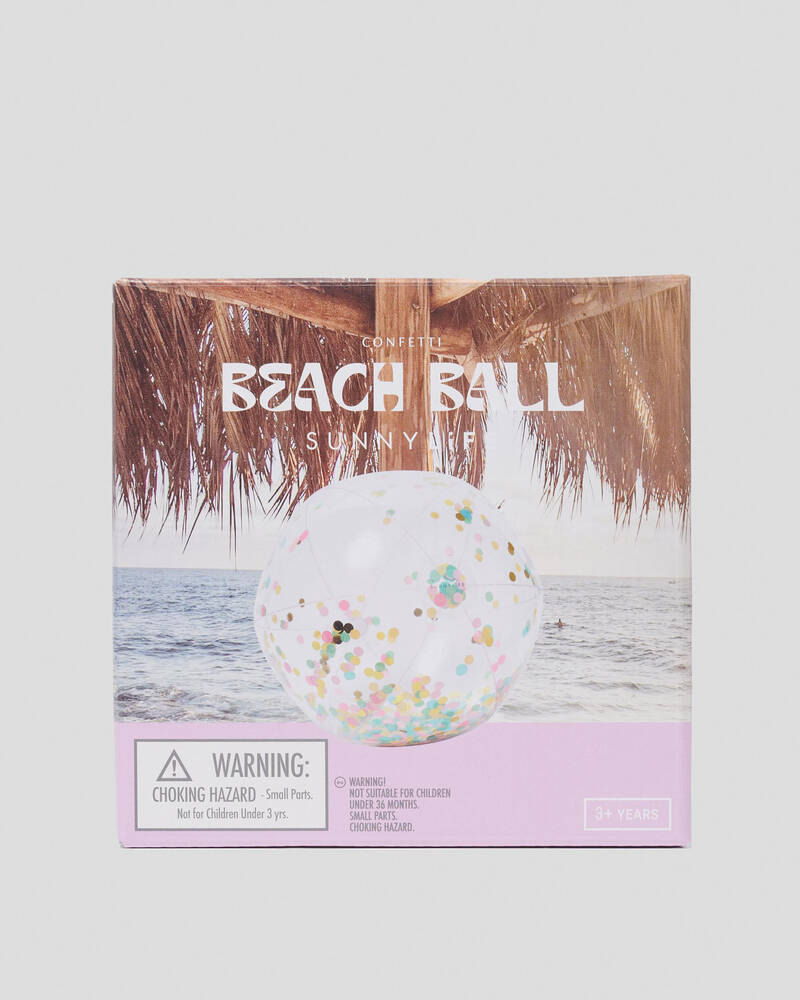 Sunnylife Confetti Inflatable Beach Ball for Womens