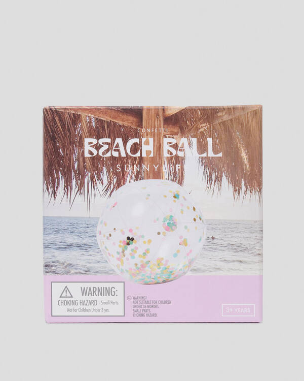 Sunnylife Confetti Inflatable Beach Ball for Womens