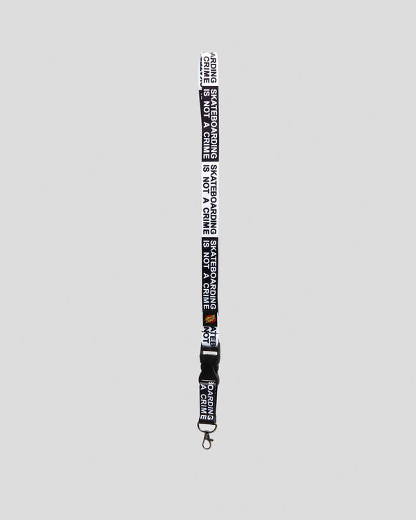 Santa Cruz Not A Crime Lanyard for Unisex