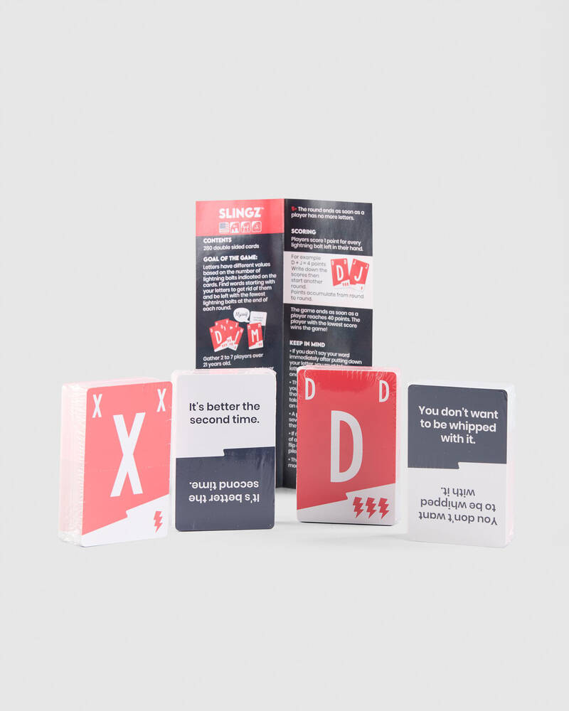 VR Distribution Slingz 18+ Card Game (Spicy Version) for Unisex