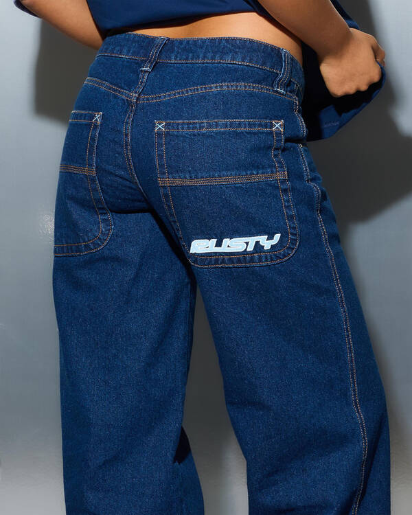Rusty Flip Mommy 2.0 Low Rise Tapeless Jeans for Womens