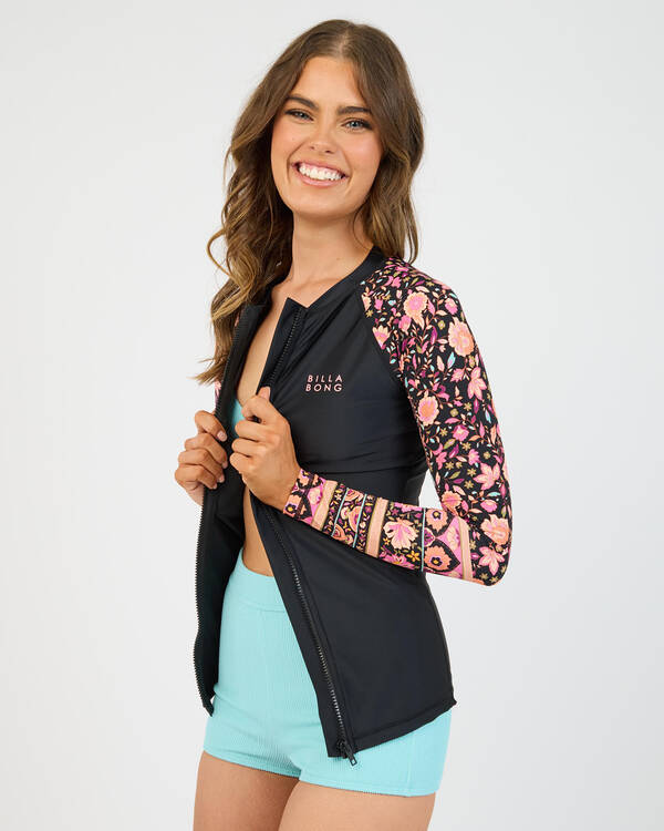 Billabong Sol Song Pipa Long Sleeve Rash Vest for Womens