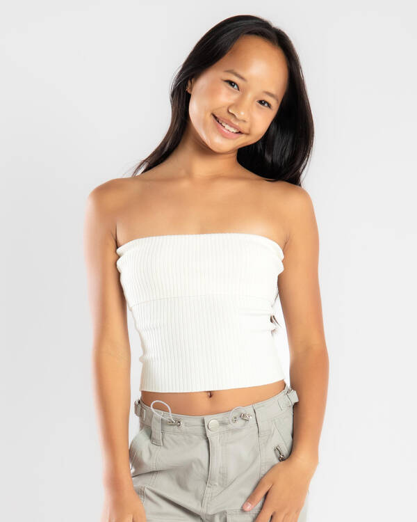 Ava And Ever Girls' Basic Knit Tube Top for Womens