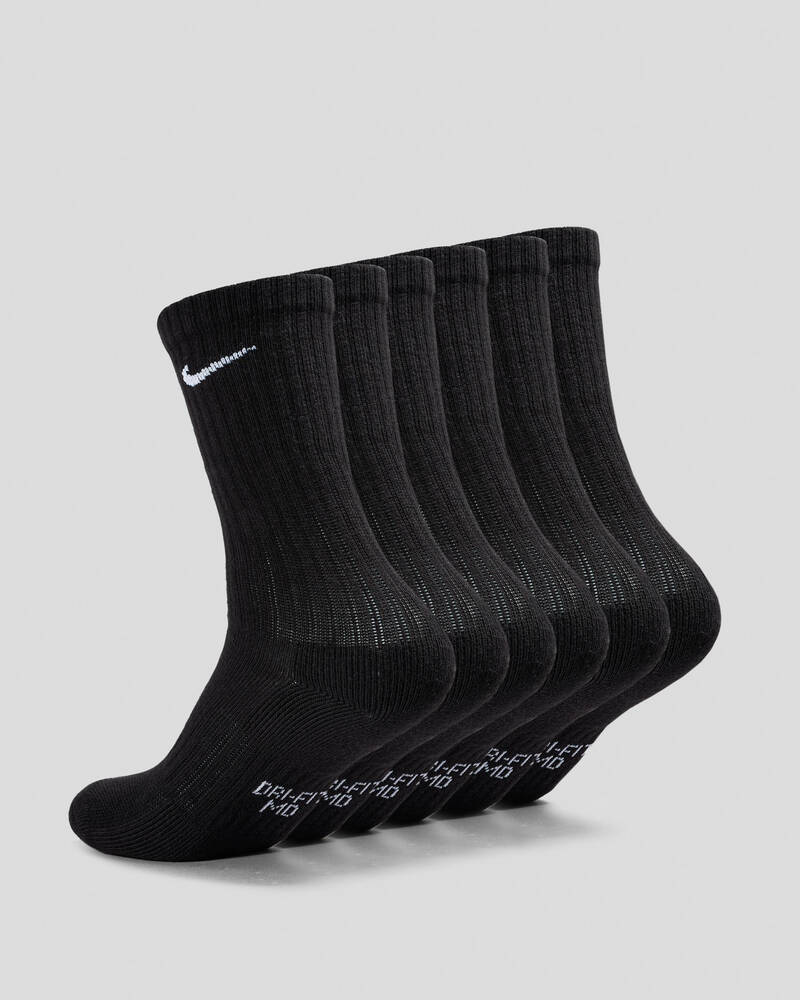 Nike Boys' Everyday Crew Socks 6 Pack for Mens