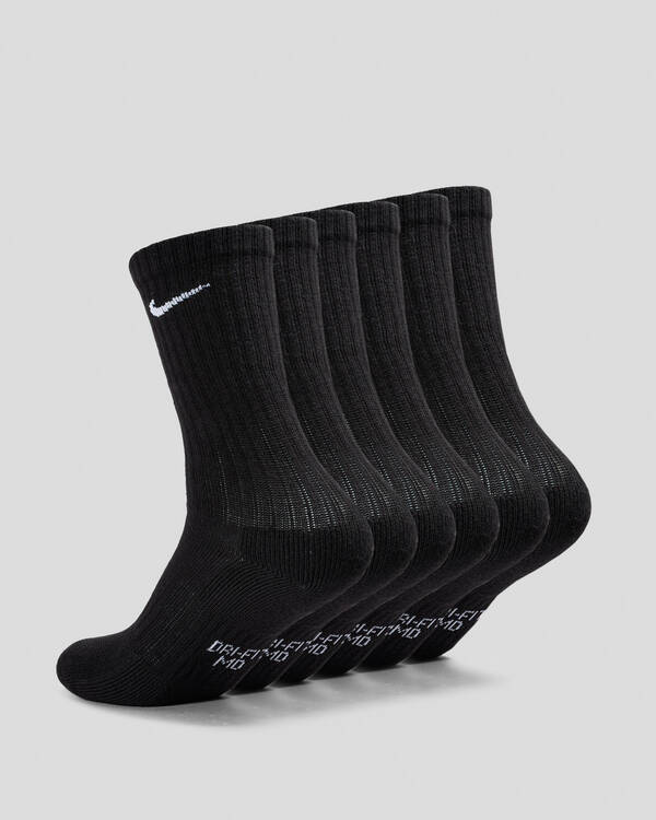 Nike Boys' Everyday Crew Socks 6 Pack for Mens